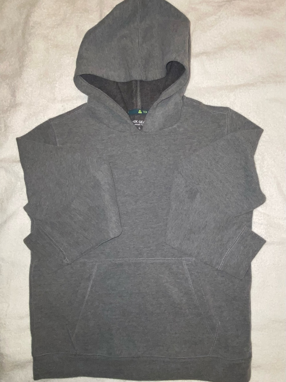 Tek Gear Kids Gray Pullover Hoodie Sweatshirt